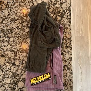 Womens Brand New Melanzana Microgrid HoodieV2